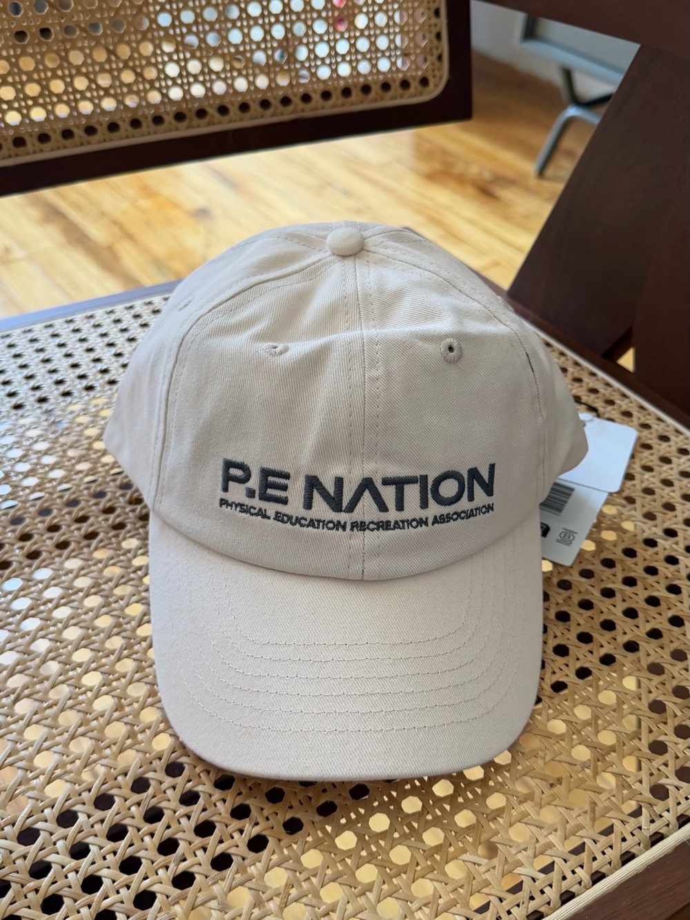 P.E NATION Tan Logo Baseball Cap NWT